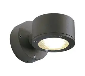 Wand Buitenlamp Cilinder Down GX53 bij LampVerlichting.nl