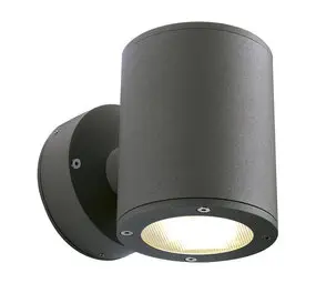 Wand Buitenlamp Cilinder Up-down GX53 bij LampVerlichting.nl