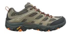 Wandelschoen Merrell Men Moab 3 GTX Wide Fit Olive bij Wandelschoenenexpert