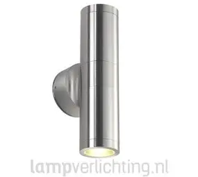 Wandlamp Buiten Cilinder GU10 bij LampVerlichting.nl