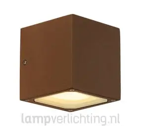 Wandlamp Buiten Kubus Updown bij LampVerlichting.nl