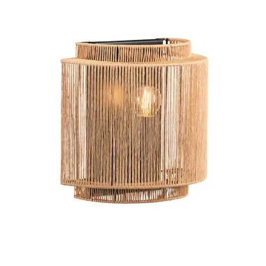 Wandlamp River - naturel - 23x13,5x23 cm bij Leen Bakker