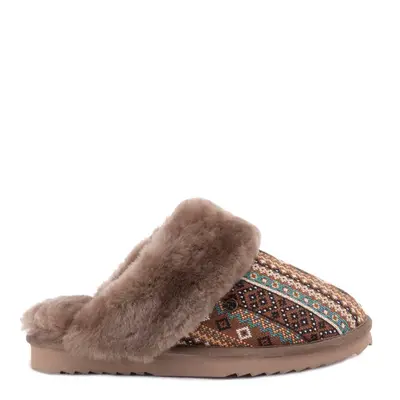 Warmbat Pantoffels CLL3246 Bruin bij Donelli