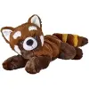 Wasbeer Bruin/Wit Pluche Knuffel 33 cm bij TopKnuffels