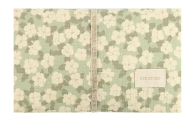 Waskussen Nobodinoz Mozart Waterproof Changing Pad Green Sakura (68 x 50 cm) bij Geboortewinkel