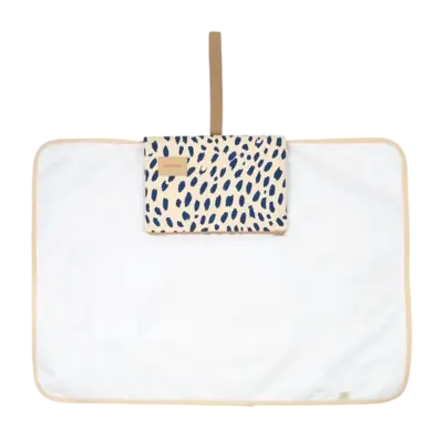 Waskussen Nobodinoz Waterproof Hyde Park Leonie Blue (50 x 70 cm) bij Geboortewinkel