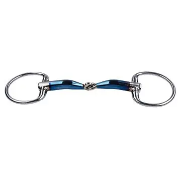Watertrens Trust Equestrian Sweet Iron Dubbel Gebroken 16 mm Blauw 12.5 cm bij Equidrome