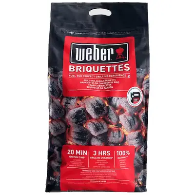 Weber Briketten Pillow Shape 8 kg bij Vuur & Rook