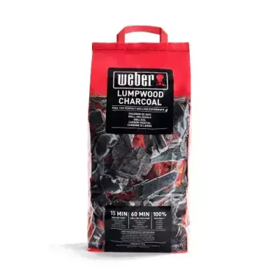 Weber Houtskool - 3 kg bij BBQkopen.nl