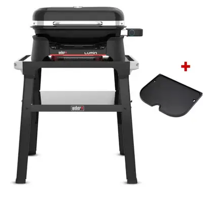 Weber Lumin Elektrische Barbecue met Onderstel (2026) + Gratis Bakplaat bij Weber Original Store