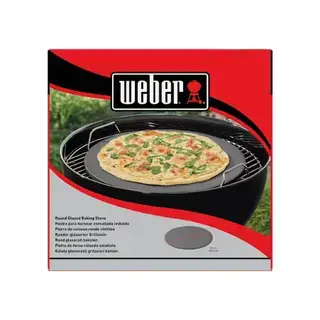 Weber Pizzasteen Geglazuurd Rond Ø 36cm bij De Tuinwinkel Online