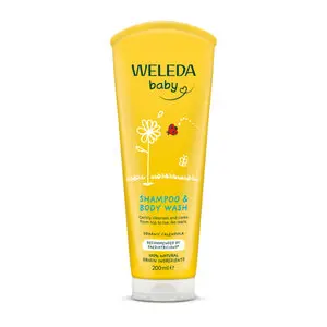 Weleda Calendula Babyshampoo & Douchecrème bij Natuurlijk Zuiver