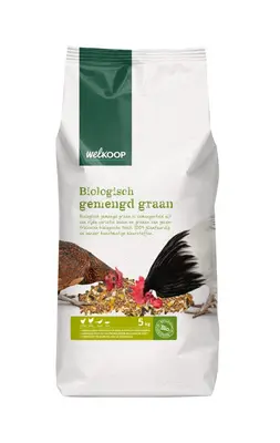 Welkoop Gemengd graan Biologisch - Kippenvoer - 5 Kilogram bij Welkoop