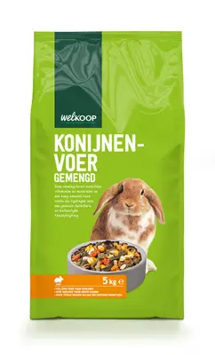 Welkoop Gemengd Konijnenvoer - 5 Kilogram bij Welkoop