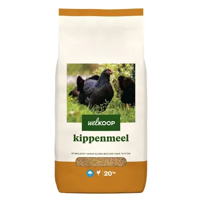 Welkoop Kippenmeel - Kippenvoer - 20 Kilogram bij Welkoop