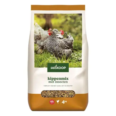 Welkoop Kippenmix met insecten - Kippenvoer - 12.5 Kilogram bij Welkoop