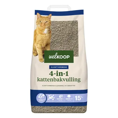 Welkoop Klontvormend 4-in-1 - Kattenbakvulling bij Welkoop