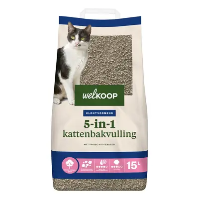Welkoop Klontvormend 5-in-1 - Kattenbakvulling bij Welkoop