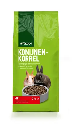 Welkoop Konijnenkorrel - 5 Kilogram bij Welkoop