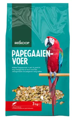 Welkoop Papegaaienvoer - Vogelvoer - 3 Kilogram bij Welkoop