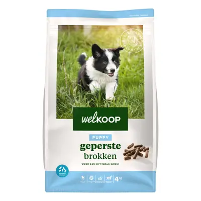 Welkoop Puppy Geperste brokken - Hondenvoer - 10 Kilogram - kip bij Welkoop