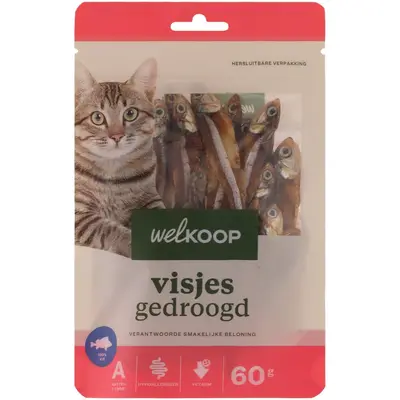 Welkoop Visjes gedroogd - Kattensnack bij Welkoop