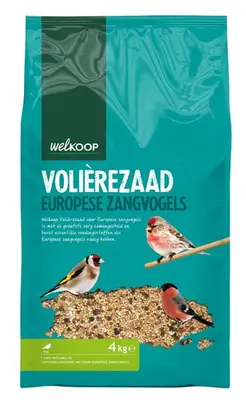 Welkoop Volièrezaad - Europese zangvogels - Vogelvoer - 4 Kilogram bij Welkoop