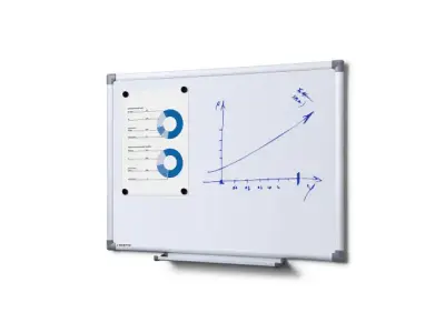 Whiteboard 45x60cm Economy bij DiscountOffice.nl