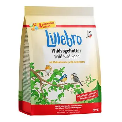 Wild Vogelvoer met Meelwormen 3 x 500 g bij Bitiba