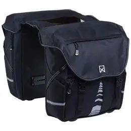 Willex Dubbele fietstas Bagagetas XL 1200 50L Zwart bij Fietstas.com