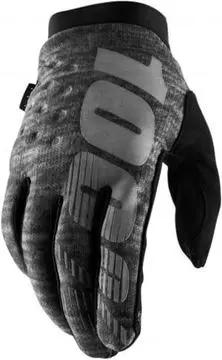 Winterhandschoen 100% Brisker Heather Grey bij BCS Racing