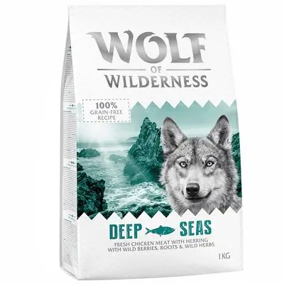 Wolf of Wilderness Adult 'Deep Seas' Hondenvoer met Haring - Graanvrij 5 kg bij Bitiba