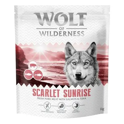 Wolf of Wilderness Adult 'Scarlet Sunrise' Hondenvoer met Zalm & Tonijn - Graanvrij 1 kg Nieuw Recept bij Bitiba