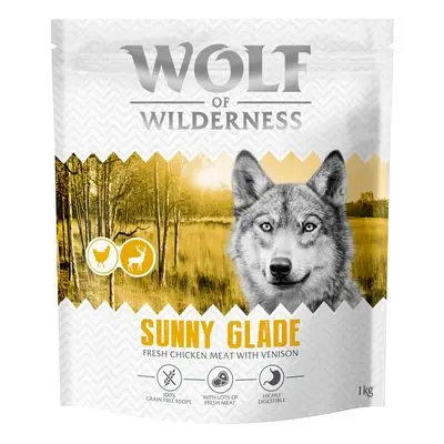 Wolf of Wilderness Adult "Sunny Glade" - Hondenvoer met Wild - Graanvrij 1 kg: nieuwe receptuur bij Bitiba