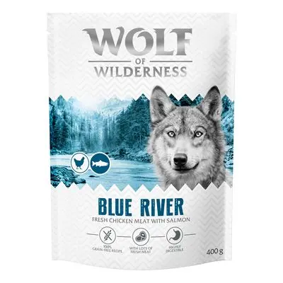 Wolf of Wilderness "Blue River" met Zalm Hondenvoer 400 g bij Bitiba