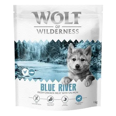 Wolf of Wilderness Junior "Blue River" Zalm - graanvrij Hondenvoer 1 kg bij Bitiba