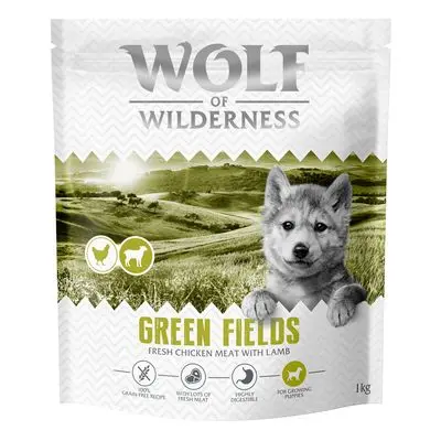 Wolf of Wilderness Junior ''Green Fields'' Hondenvoer met Lam - Graanvrij 1 kg: nieuw Receptuur bij Bitiba