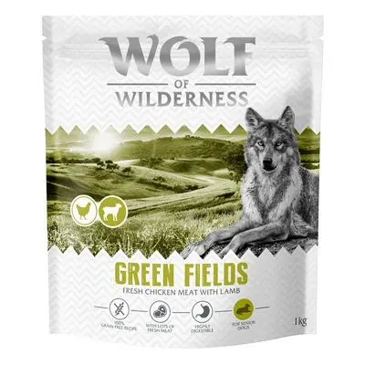 Wolf of Wilderness Senior "Green Fields" Hondenvoer met Lam - Graanvrij 1 kg: Nieuw Recept bij Bitiba