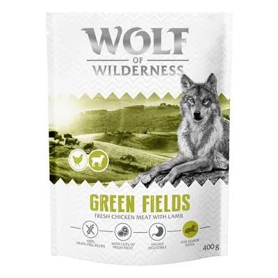 Wolf of Wilderness Senior "Green Fields" Hondenvoer met Lam - Graanvrij 400 g: Nieuw Recept bij Bitiba