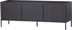 WOOOD Exclusive | Gravure New Tv Meubel 150cm - Grenen - Zwart | Woonkamer meubels | Tv-dressoirTv-meubel bij Meubelwebshop.nl