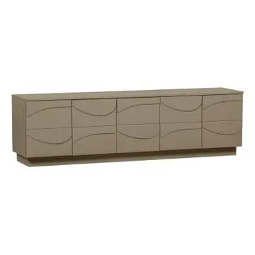WOOOD TV-meubel Teo Mud - 180x52x40 cm bij Woonexpress