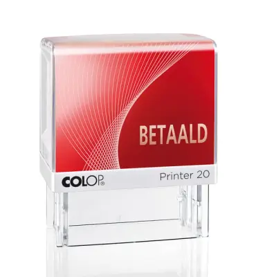 Woordstempel Colop Printer 20 betaald bij Stumpel
