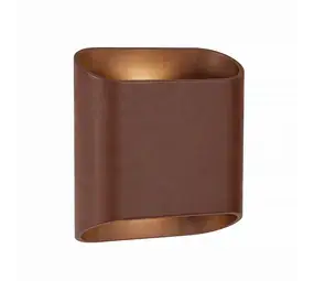 Ylumen Buitenlamp Atta seaside wand H 18 cm cacao bij Lamponline