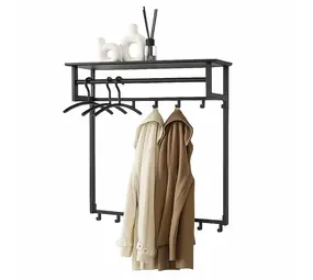 Ylumen Kapstok Tenaro B 80 cm H 90 cm marmer zwart bij Lamponline