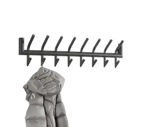Ylumen Kapstok Tubo B 78 cm H 19 cm zwart bij Lamponline