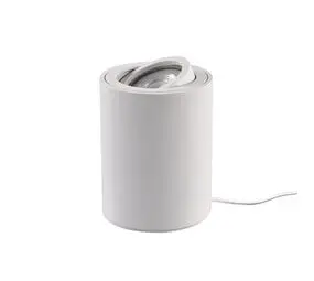 Ylumen Tafellamp Fury rond Ø 8 cm wit bij Lamponline