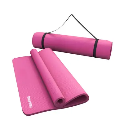 Yogamat Deluxe 190 x 100 x 1,5 cm Fuchsia bij Gorilla Sports