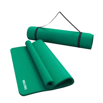 Yogamat Deluxe 190 x 60 x 1,5 cm groen bij Gorilla Sports