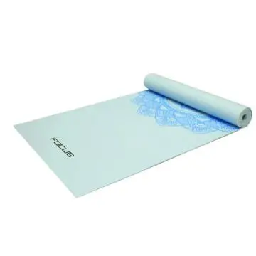Yogamat - Focus Fitness - Blauw met print bij Betersport