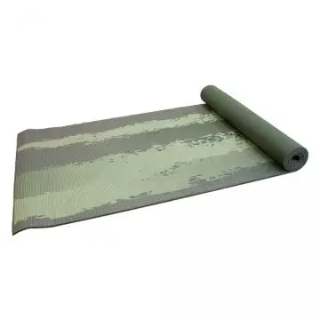 Yogamat - Senz Sports Premium - Groen met print bij Betersport